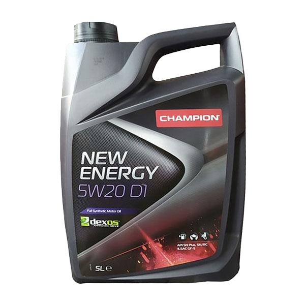 Моторное масло Champion New Energy 5W20 D1, 5л